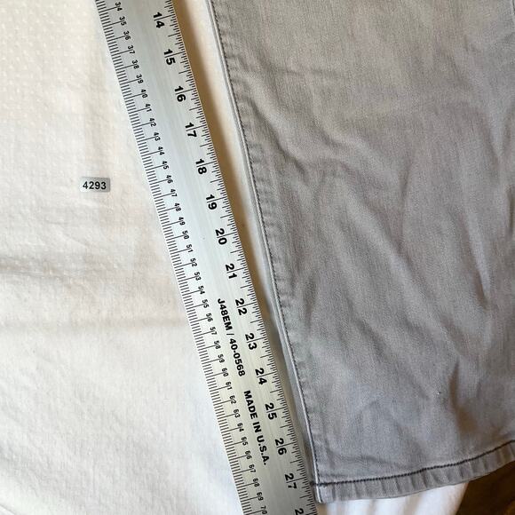 Liverpool Men Slim Jeans Size 36x30 Gray Mid Rise Modern Straight - Picture 4 of 11